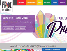 Tablet Screenshot of edmontonpride.ca